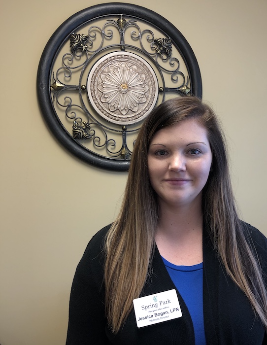 Wellness director Jessica of Spring Park senior living in Travelers Rest, SC