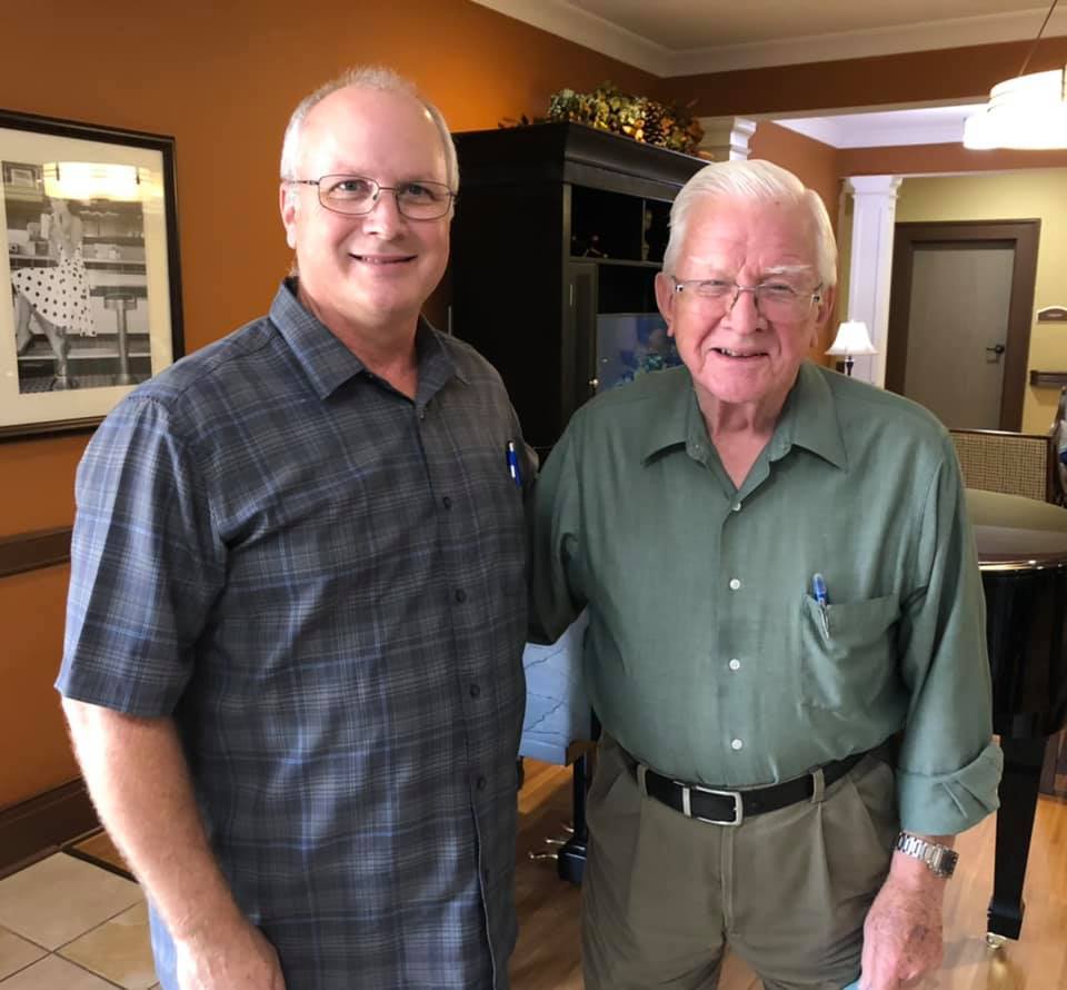 Spring Park Travelers Rest | Bill and his son, Resident of the Month