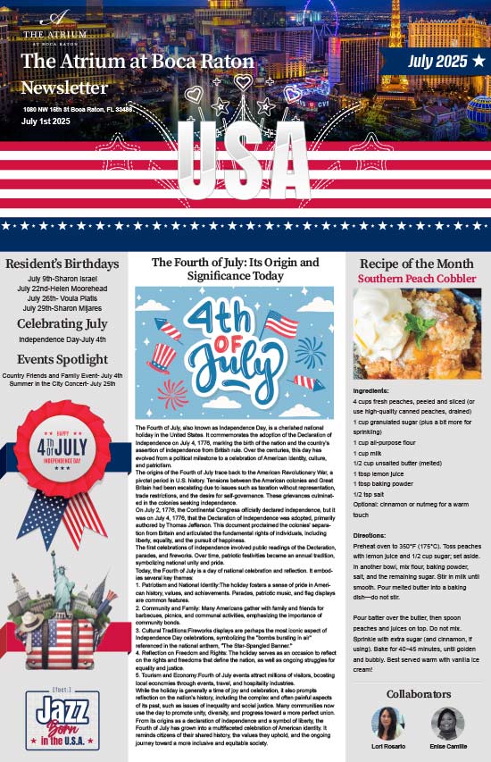 July 2025 Newsletter