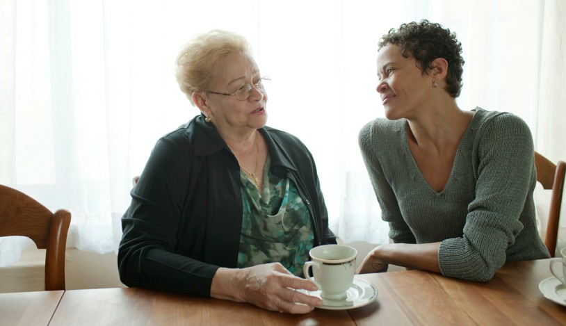 Senior Parent Accepts Support | The Canopy at Westridge, Senior Living