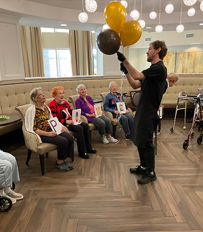 Activities in Senior Living Residence