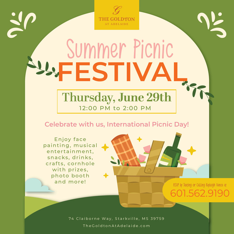 Senior Living in Starkville, MS The Goldton at Adelaide