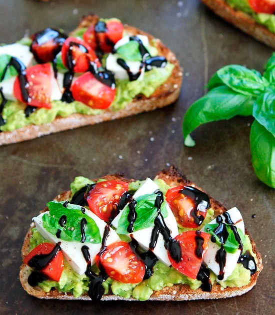 Caprese-Avocado Toast