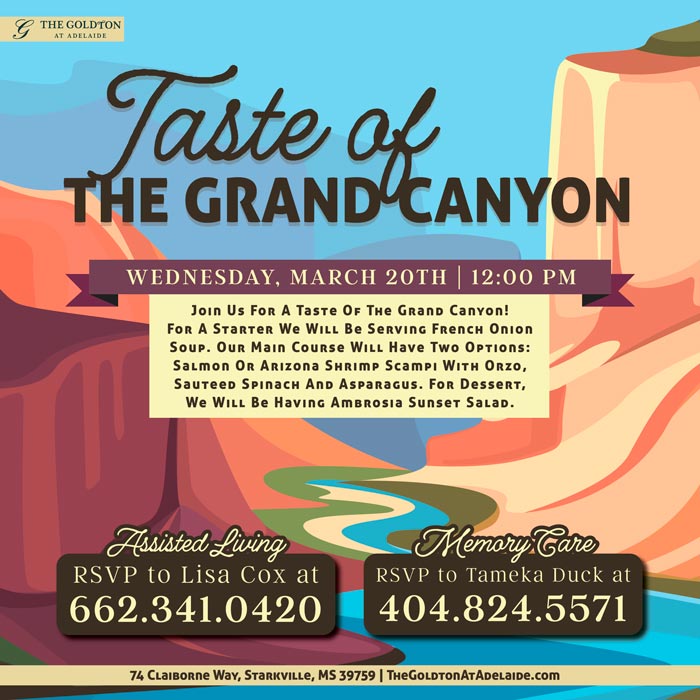 Taste of the Grand Canyon | The Goldton at Adelaide