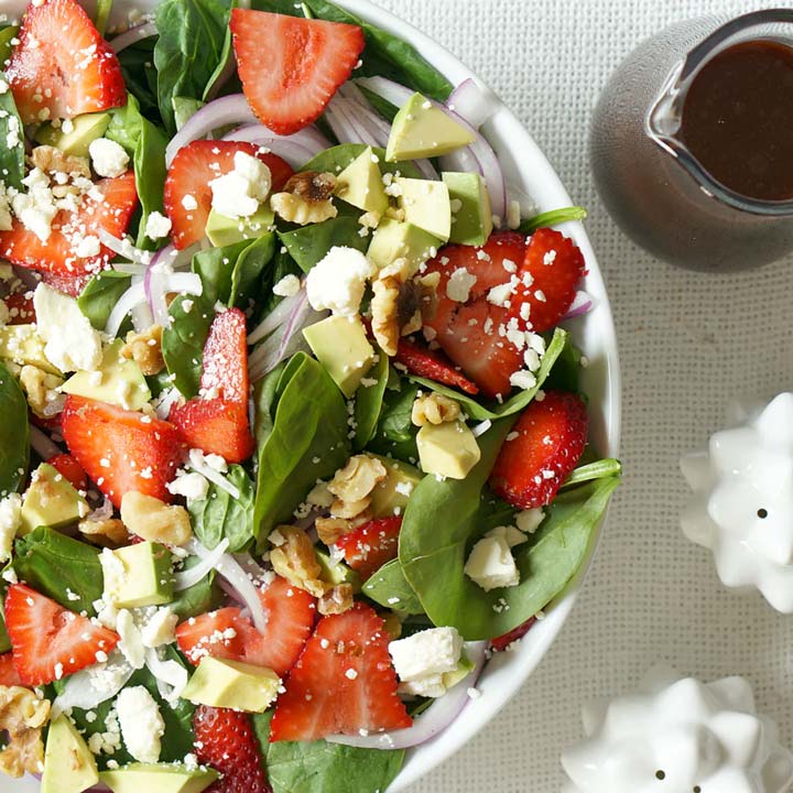 Spinach and Strawberry Salad