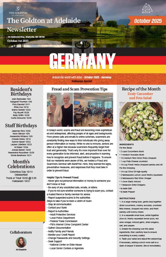 October 2025 Newsletter