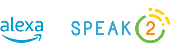 Alexa and Speak2 Logos