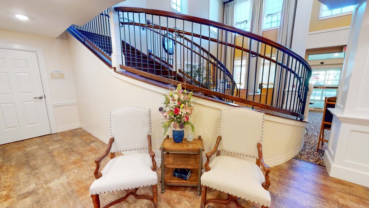 The Goldton at Athens | Lobby staircase