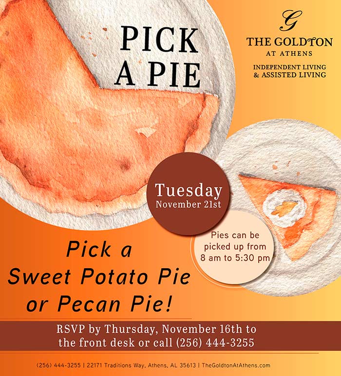 Pic a Pie | The Goldton at Athens