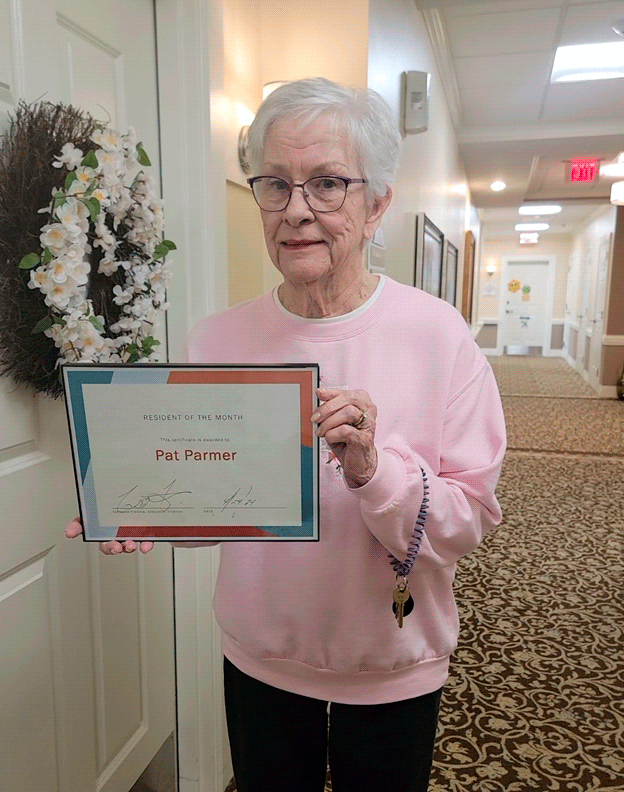 Pat Parmer Resident of the Month