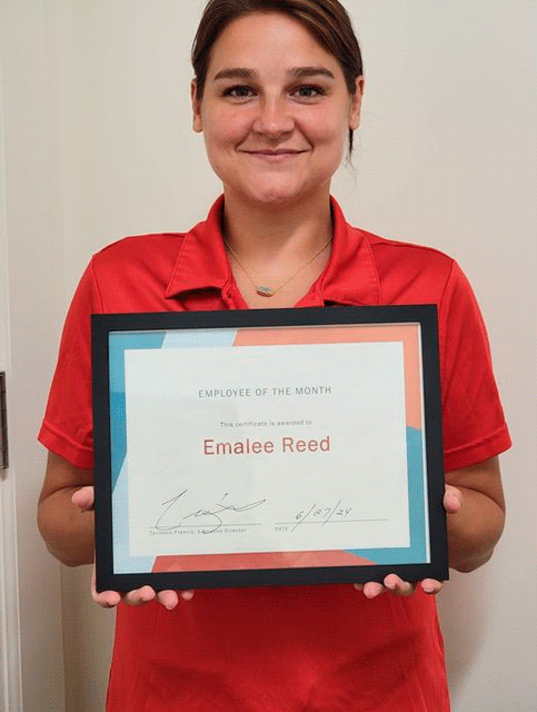 Emalee Reed Associate of the Month
