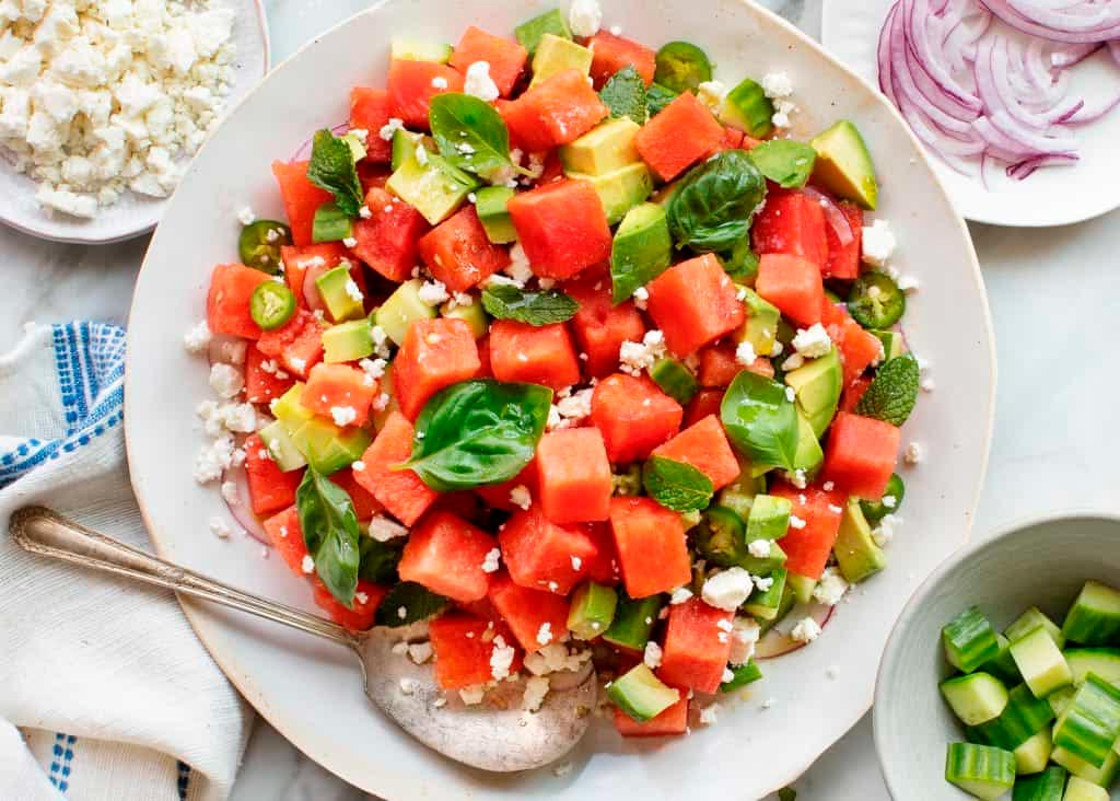 Watermelon Salad w/ Feta