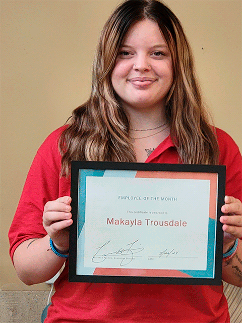 Makayla Trousdale Associate of the Month