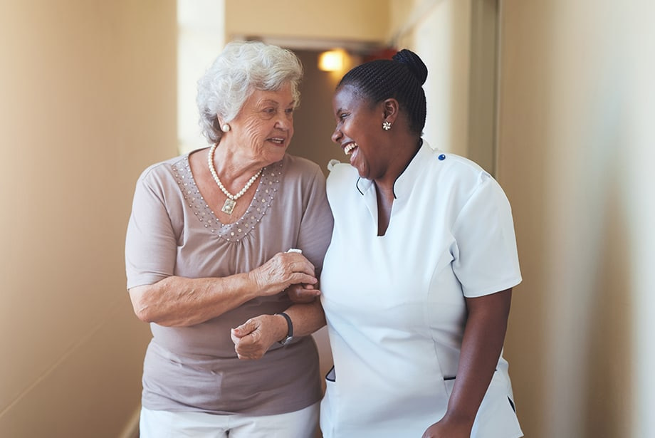 Memory Care Services Senior with assistance