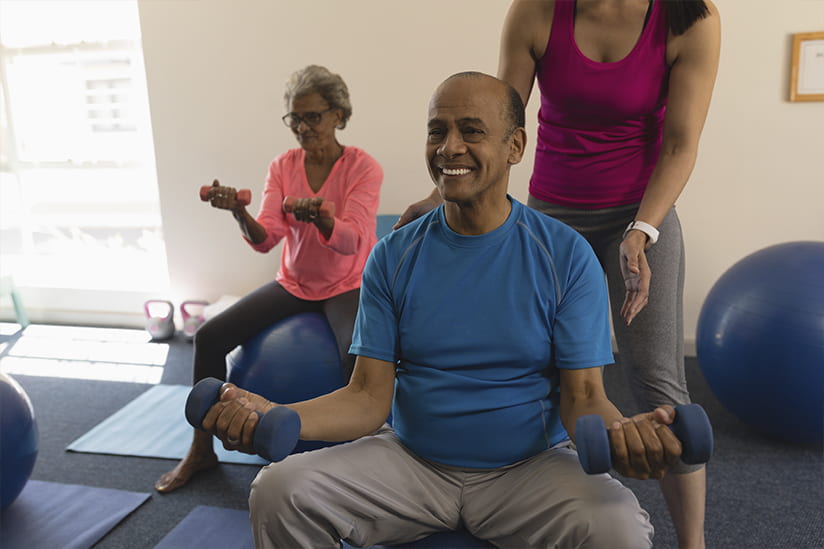 Seniors is a wellness center in a senior living community