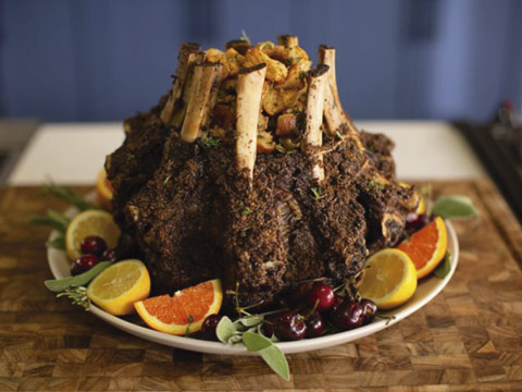 Stuffed Crown Roast Beef