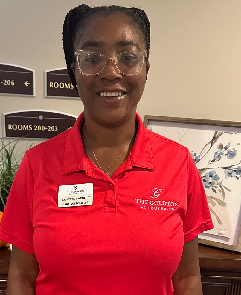 Santina Barnett Associate of the Month