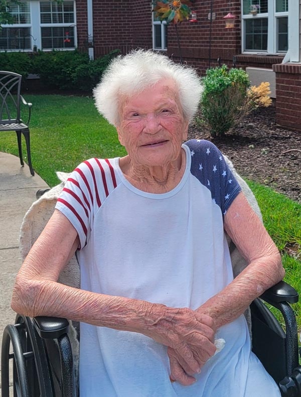 Hazel Allen, Resident of the Month August 2024 | The Goldton at Spring Hill