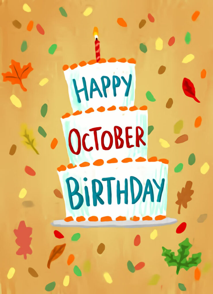 Happy October Birthday