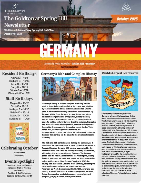 October 2025 Newsletter