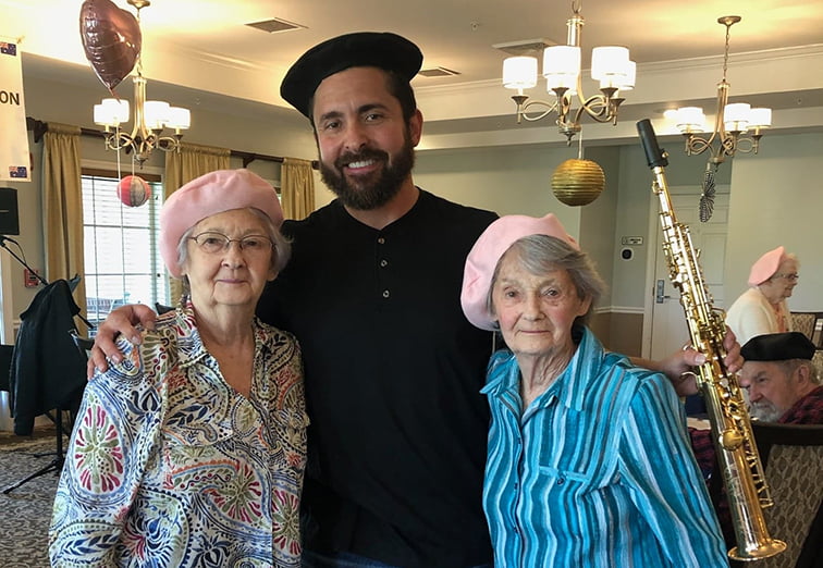 Local musicians at the goldton at Spring Hill, Tennessee