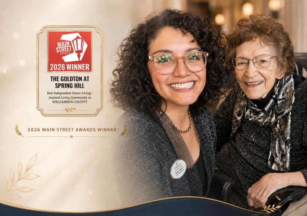 The Goldton at Spring Hill celebrates its 2026 Main Street Awards recognition in Williamson County, Tennessee.