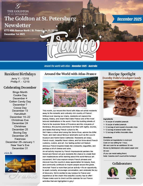 December 2025 Newsletter