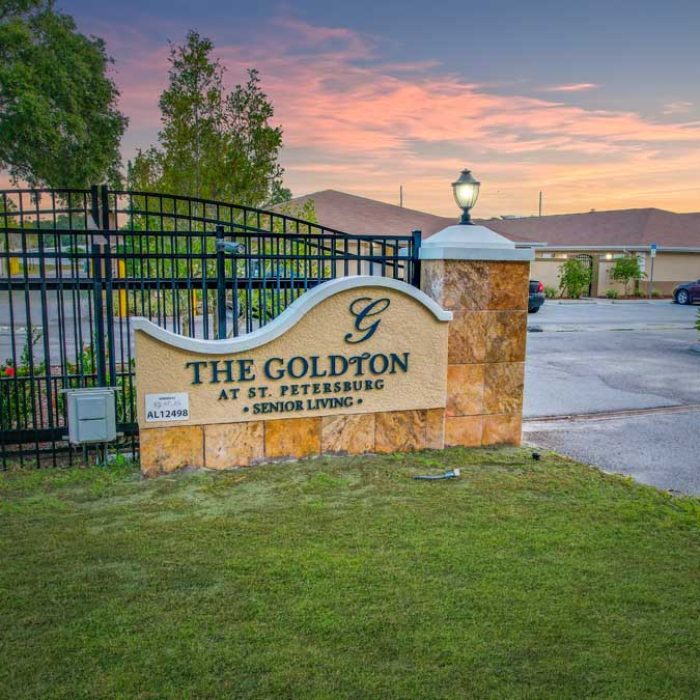 The Goldton at St. Petersburg | Outdoor sign