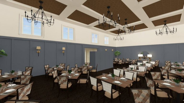 The Goldton at Venice | Dining room rendering