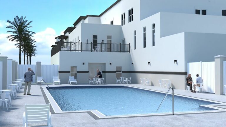 The Goldton at Venice | Pool rendering