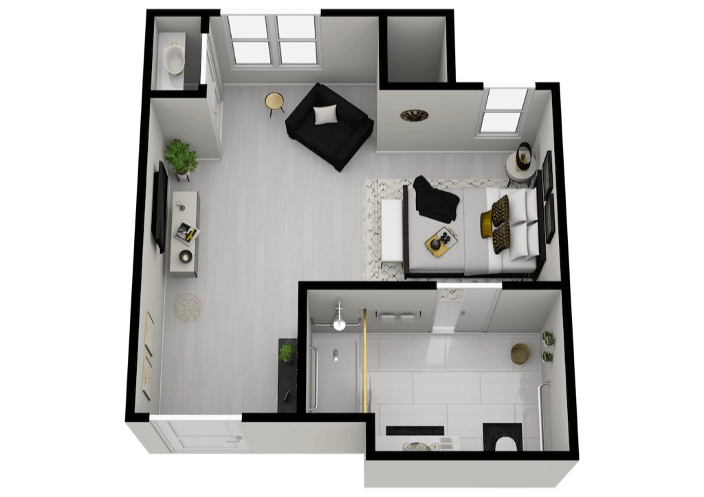 Memory Care Floor Plan | The Goldton at Venice