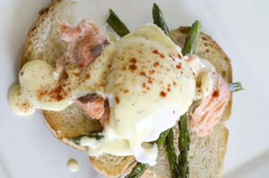 Trout Eggs Benedict