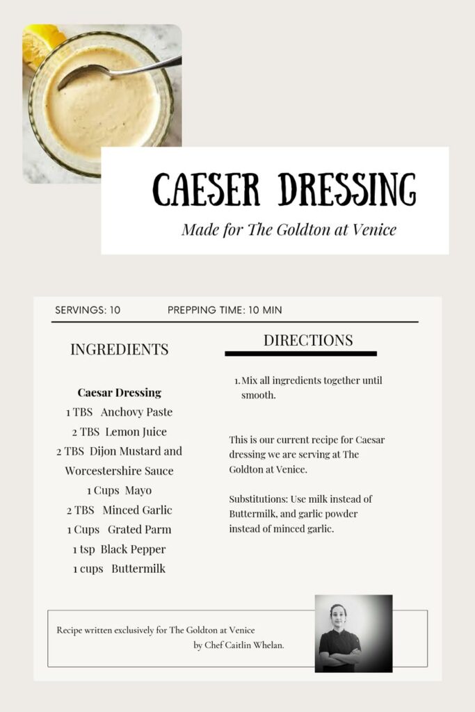 Caeser dressing recipe