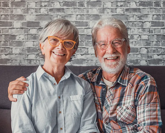 Seniors Smiling in Senior Living Community