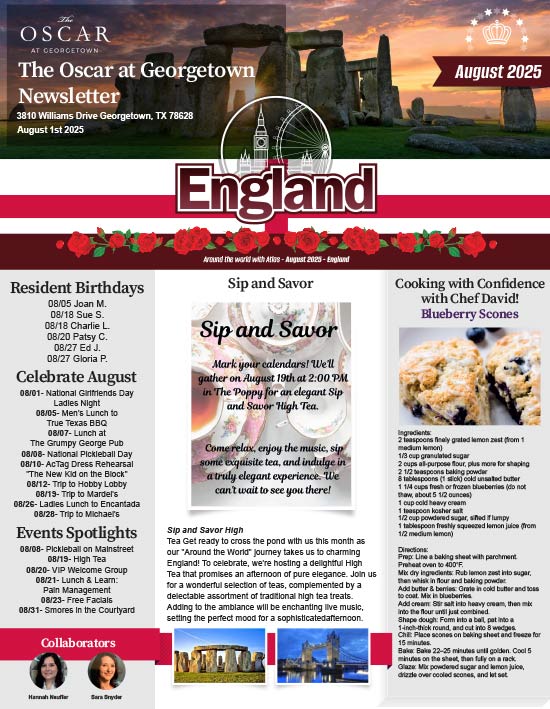August 2025 Newsletter