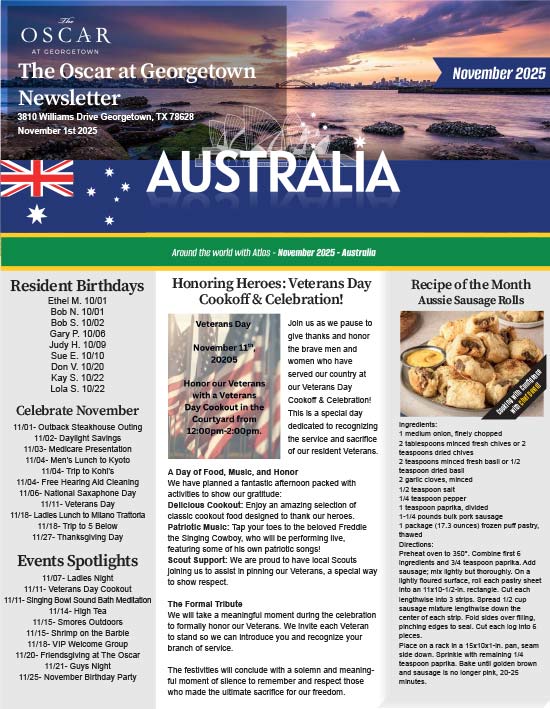 November 2025 Newsletter