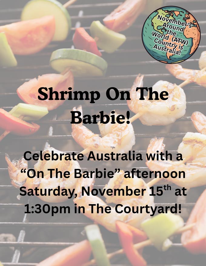 Shrimp on the Barbie!