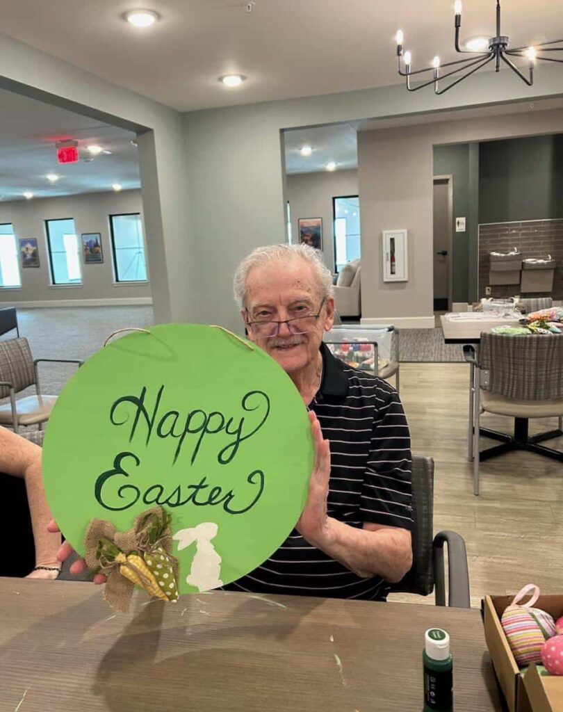 Georgetown Seniors Create Colorful Spring Door Décor | The Oscar at Georgetown