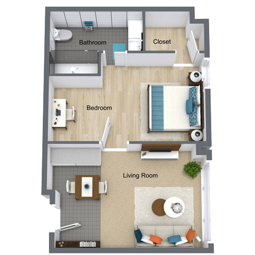 Classic One Bedroom MC