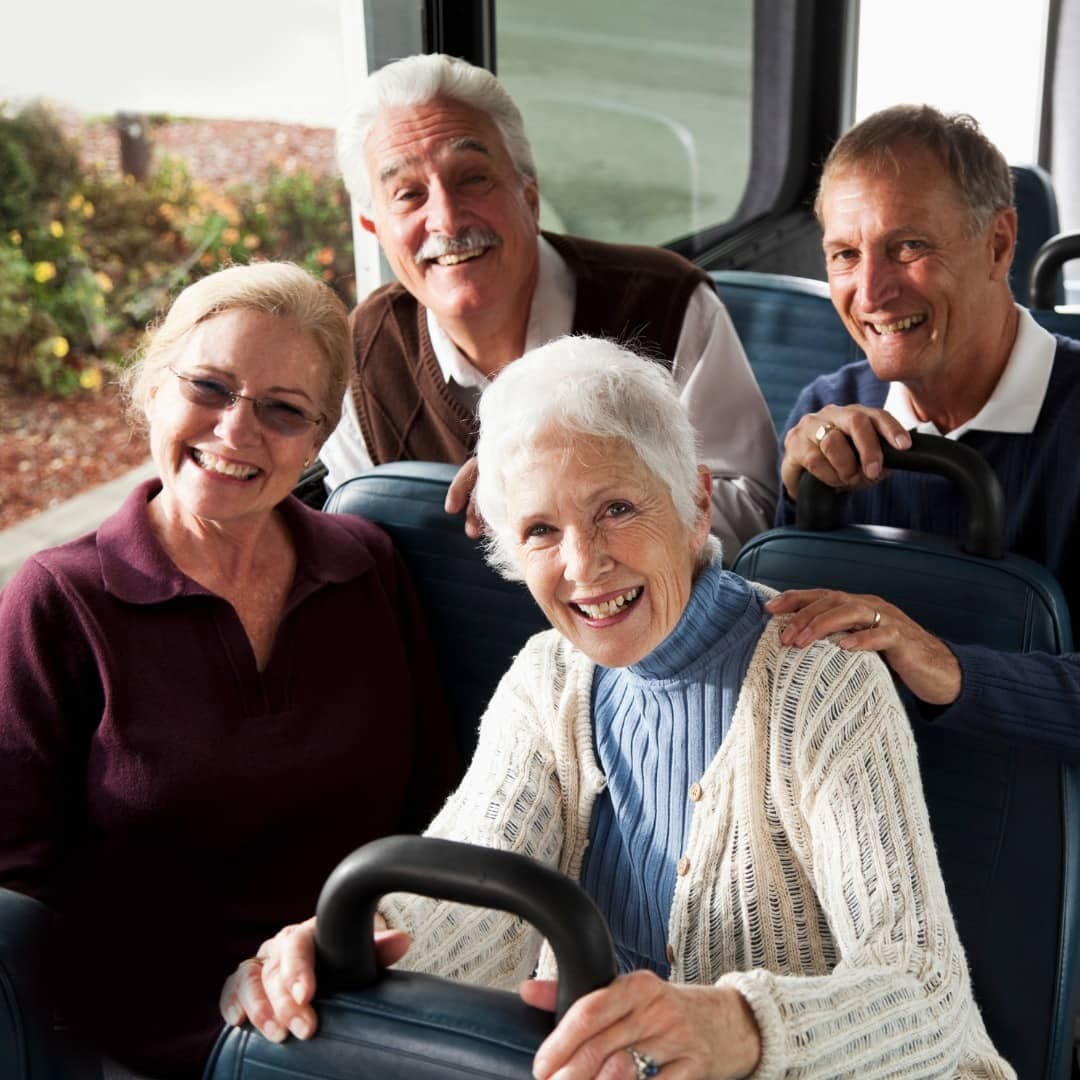 Group of Seniors Having Fun