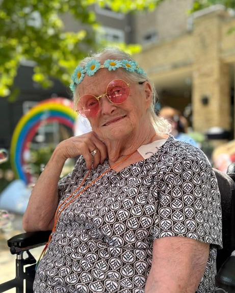 Senior Lady Resting in Ashburn