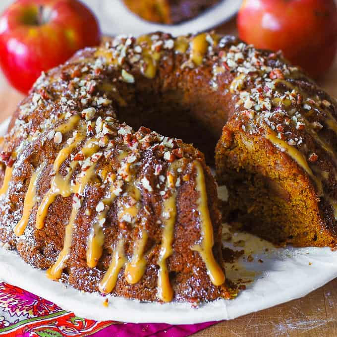 Apple Pumpkin Bundt Cake