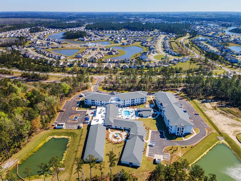 Wildcat Senior Living Air View