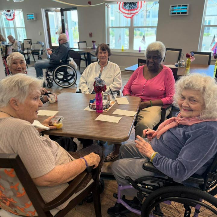 Assisted Living, table of Ladies