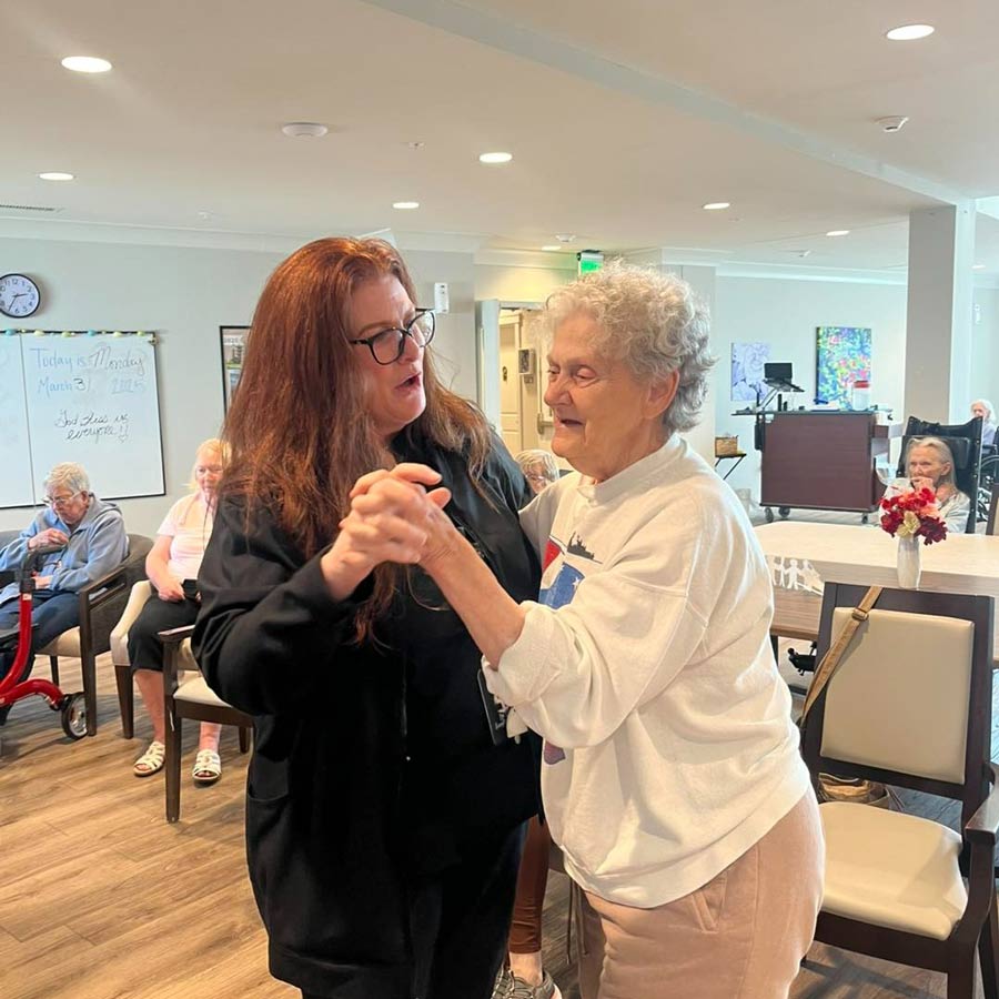 Tamara dance with Resident