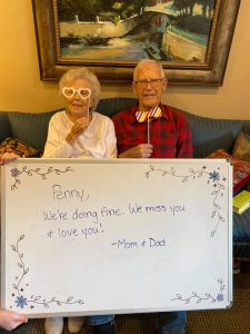 Legacy Ridge Trussville couple holding sign