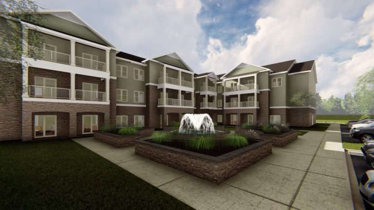 Fairview Park | Courtyard View (Rendering)