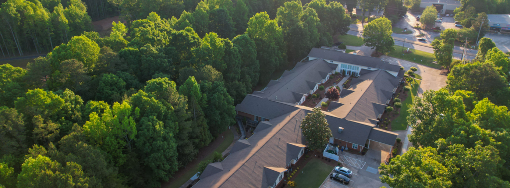 Drone View Legacy Ridge at Peachtree 