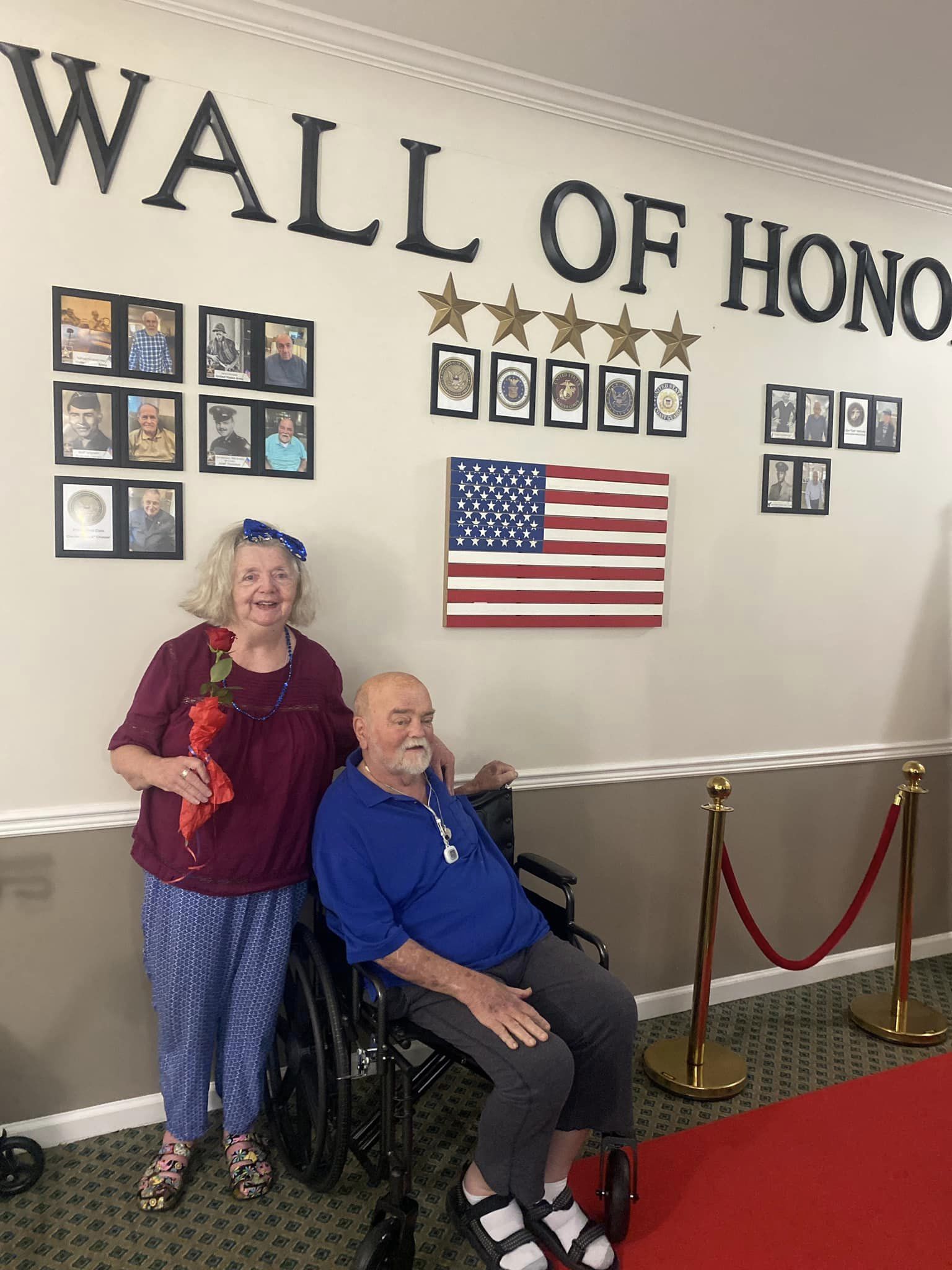 Wall of Honor Tribute to Veteran Residents Legacy Ridge at Sandy Plains